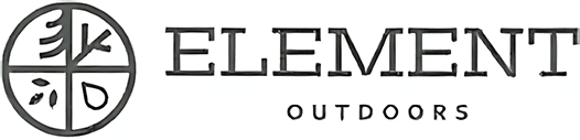 A black and white logo of an outdoor store.